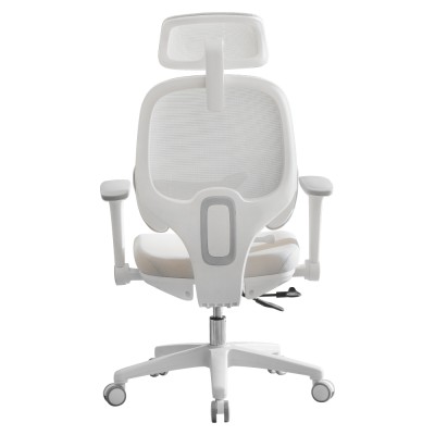 Fotoliu de birou, gri/alb, ABRAMO