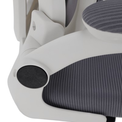 Fotoliu de birou, gri/alb, FERIS