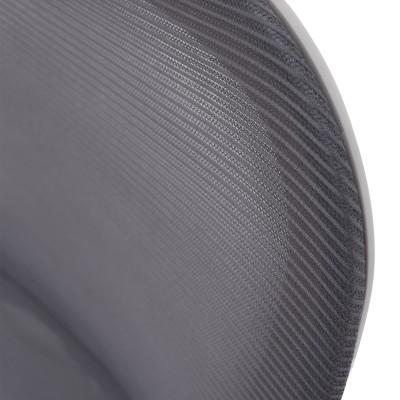 Fotoliu de birou, gri/alb, FERIS