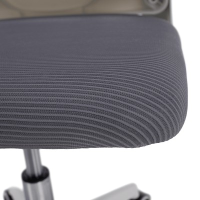 Fotoliu de birou, gri/alb, FERIS