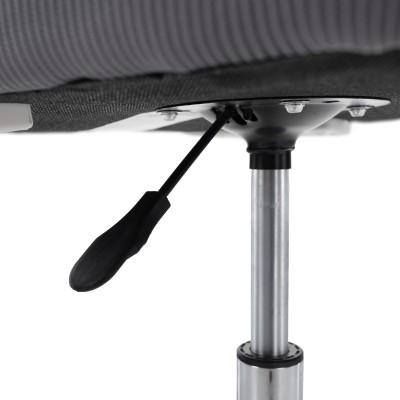 Fotoliu de birou, gri/alb, FERIS