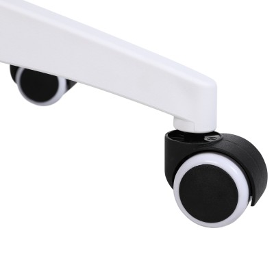 Fotoliu de birou, gri/alb, PASTURA