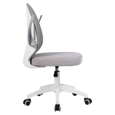 Fotoliu de birou, gri/alb, PASTURA