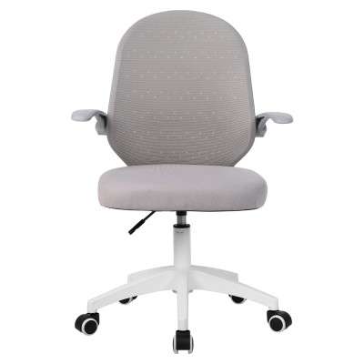 Fotoliu de birou, gri/alb, PASTURA