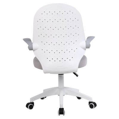 Fotoliu de birou, gri/alb, PASTURA