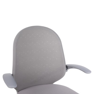 Fotoliu de birou, gri/alb, PASTURA