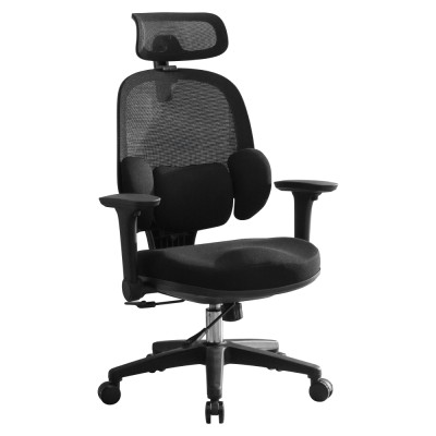 Fotoliu de birou, negru, ABRAMO