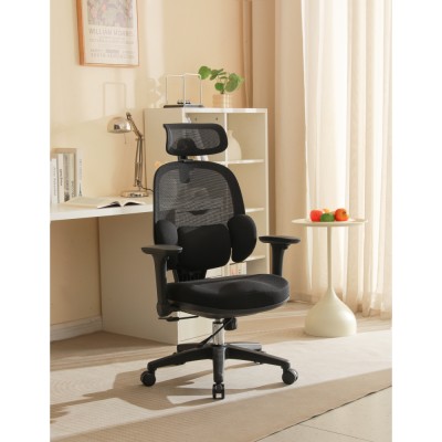 Fotoliu de birou, negru, ABRAMO