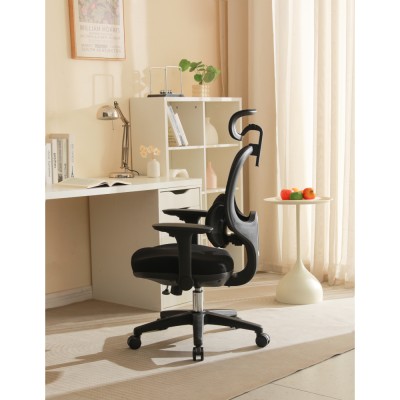 Fotoliu de birou, negru, ABRAMO