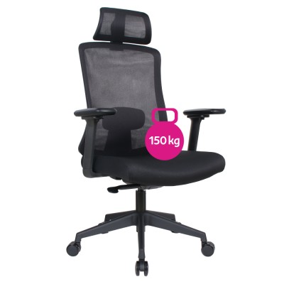 Fotoliu de birou, negru, ROSANO