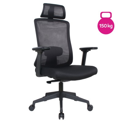 Fotoliu de birou, negru, ROSANO