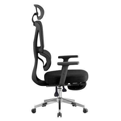 Fotoliu de birou, negru/crom, DEMOS