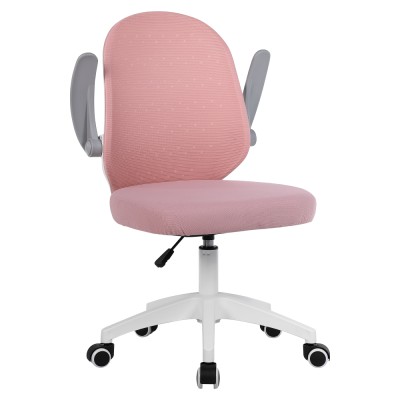 Fotoliu de birou, roz/alb, PASTURA