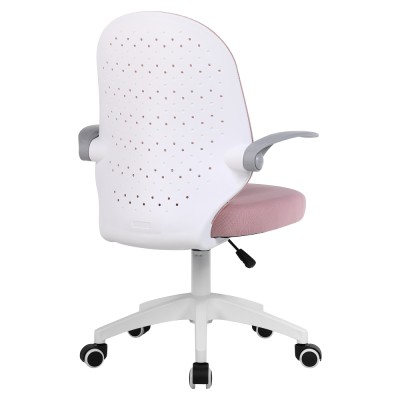 Fotoliu de birou, roz/alb, PASTURA