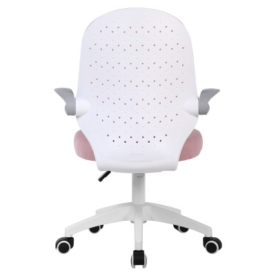 Fotoliu de birou, roz/alb, PASTURA