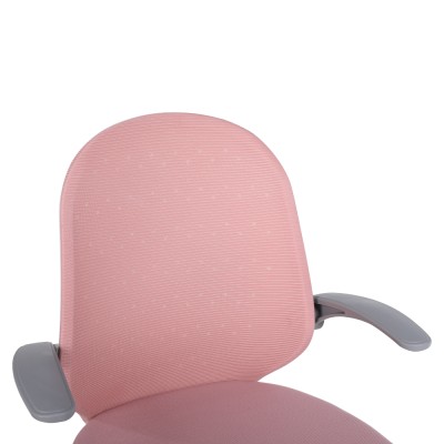 Fotoliu de birou, roz/alb, PASTURA