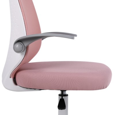 Fotoliu de birou, roz/alb, PASTURA