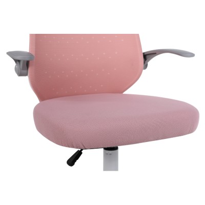 Fotoliu de birou, roz/alb, PASTURA