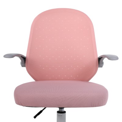 Fotoliu de birou, roz/alb, PASTURA