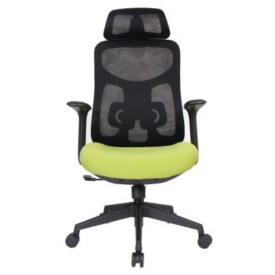 Fotoliu de birou, verde/negru, SULIVAN