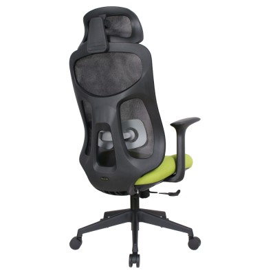 Fotoliu de birou, verde/negru, SULIVAN
