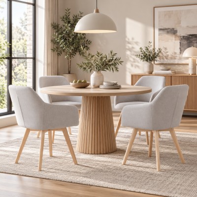 Fotoliu de design, gri deschis/fag, CLORIN 2 NEW