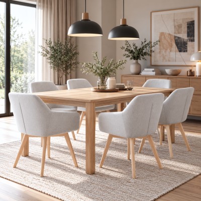 Fotoliu de design, gri deschis/fag, CLORIN 2 NEW