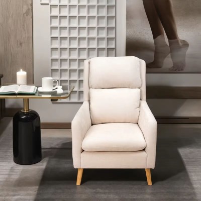 Fotoliu de relaxare, bej, DEMIR