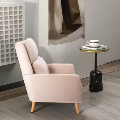 Fotoliu de relaxare, bej, DEMIR