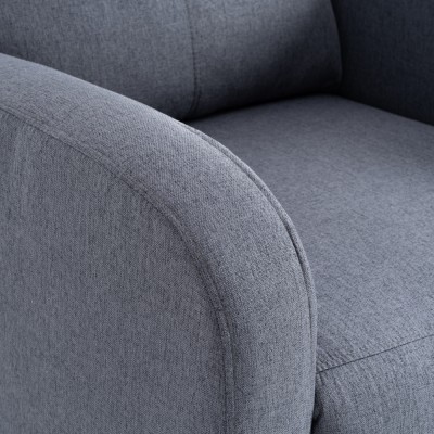 Fotoliu de relaxare, gri, KRESO NEW