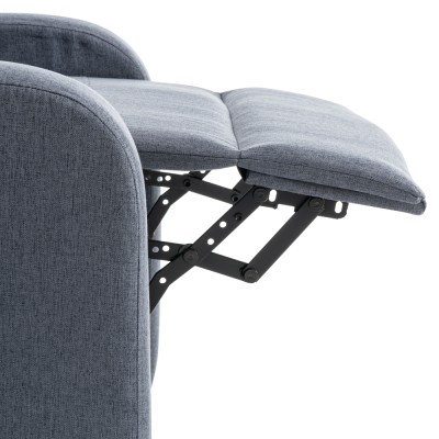 Fotoliu de relaxare, gri, KRESO NEW