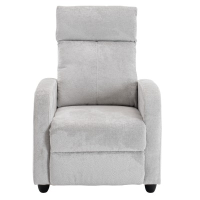 Fotoliu de relaxare, gri ţesătura Aphrodite, KRESO NEW