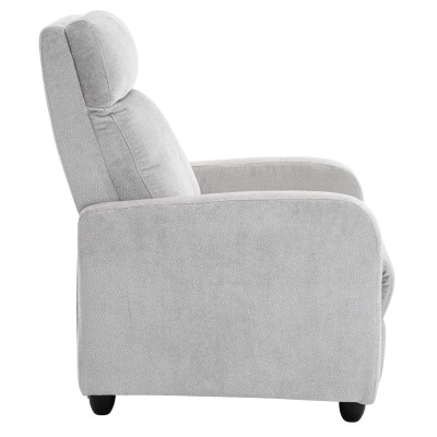 Fotoliu de relaxare, gri ţesătura Aphrodite, KRESO NEW
