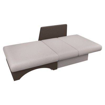 Fotoliu extensibil, bej-gri Taupe/maro, dreapta, KUBOŠ NEW
