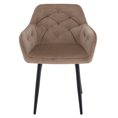 Fotoliu, maro deschis/negru, VERIO