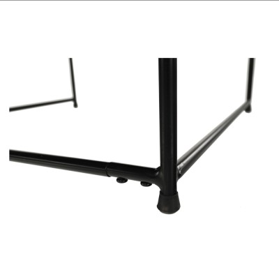 Fotoliu minimalist, gri/ negru, DEKER