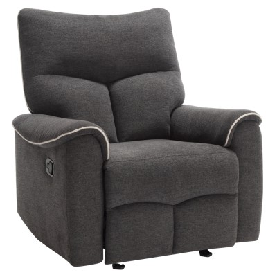 Fotoliu relaxant, gri închis/gri deschis, NADER