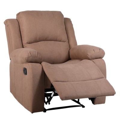 Fotoliu relaxant reglabil, material maro, ASKOY NEW