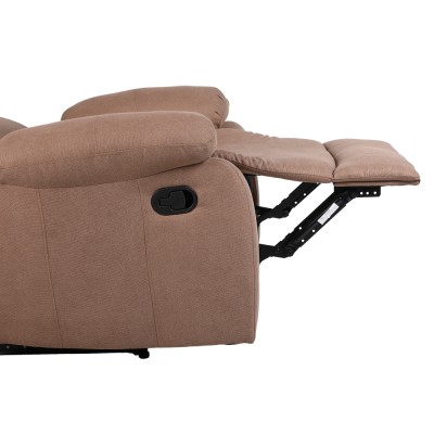 Fotoliu relaxant reglabil, material maro, ASKOY NEW