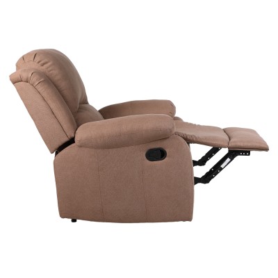 Fotoliu relaxant reglabil, material maro, ASKOY NEW