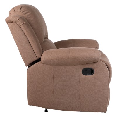 Fotoliu relaxant reglabil, material maro, ASKOY NEW