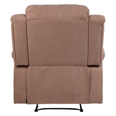 Fotoliu relaxant reglabil, material maro, ASKOY NEW