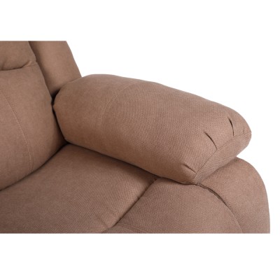 Fotoliu relaxant reglabil, material maro, ASKOY NEW