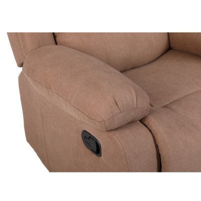 Fotoliu relaxant reglabil, material maro, ASKOY NEW
