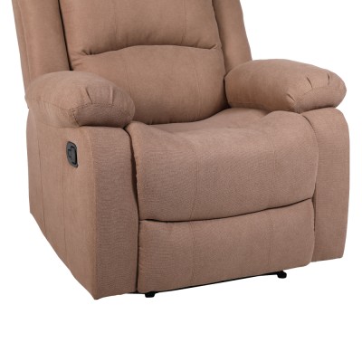 Fotoliu relaxant reglabil, material maro, ASKOY NEW