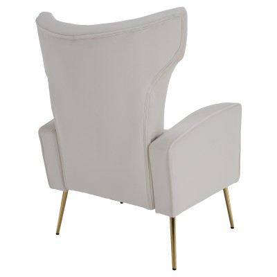 Fotoliu relaxant, ţesătură Velvet bej, BARET