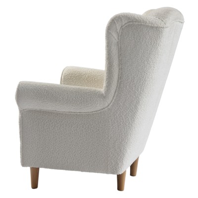 Fotoliu, textil crem Coral, CHARLOT