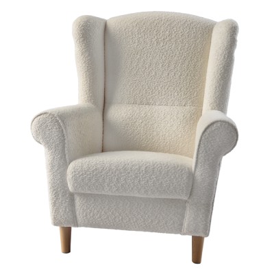 Fotoliu, textil crem Coral, CHARLOT