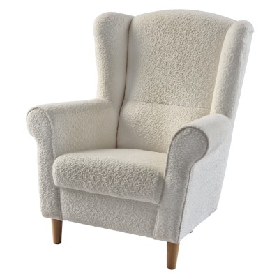 Fotoliu, textil crem Coral, CHARLOT