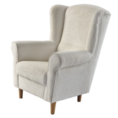 Fotoliu, textil crem Coral, CHARLOT